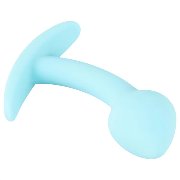 Cuties Mini Butt Plug - szilikon anál plug (kék, 2,6 cm)