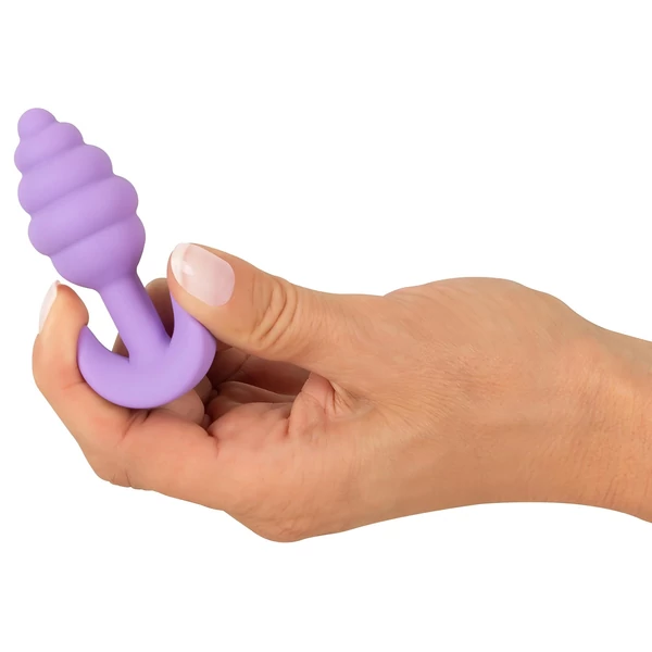 Cuties Mini Butt Plug - szilikon anál plug (lila, 2,8 cm)