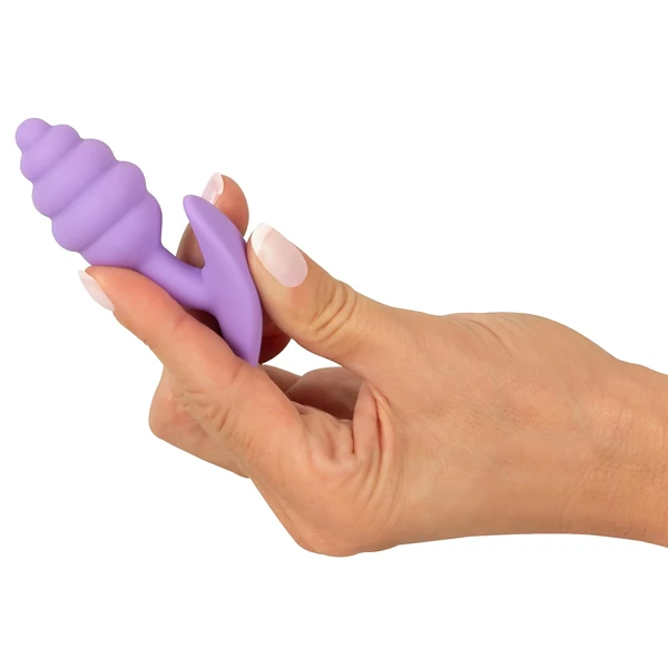 Cuties Mini Butt Plug - szilikon anál plug (lila, 2,8 cm)