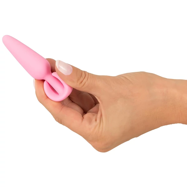 Cuties Mini Butt Plug - szilikon anál plug (pink, 2,1 cm)