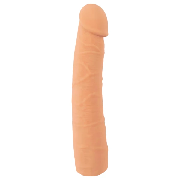 Nature Skin - hosszabbító, vastagító péniszköpeny (24 cm)
