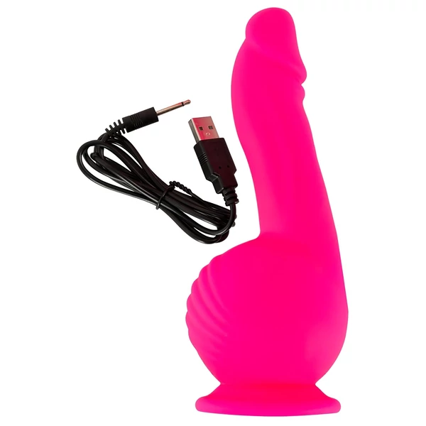 SMILE Powerful - akkus, 2 motoros tapadókorongos vibrátor (pink)