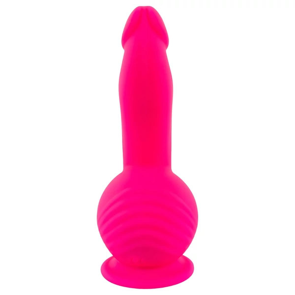 SMILE Powerful - akkus, 2 motoros tapadókorongos vibrátor (pink)