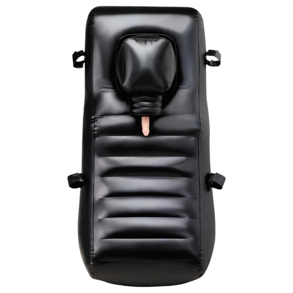 Louisiana Lounger - szexgép beépített vibrátorral (fekete)