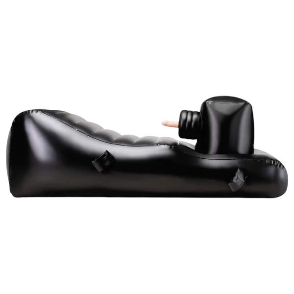 Louisiana Lounger - szexgép beépített vibrátorral (fekete)