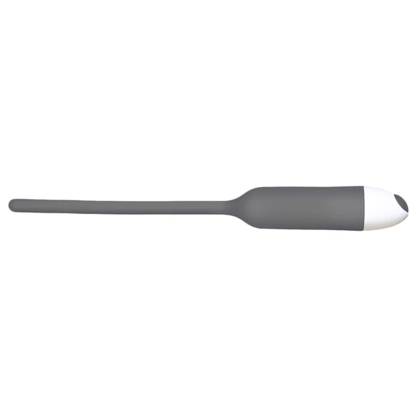 You2Toys - DILATOR - szilikon dilátor vibrációval (szürke, 6 mm)