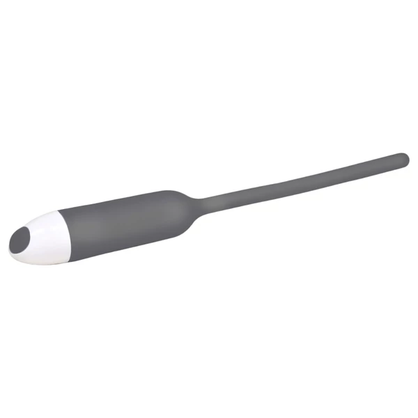 You2Toys - DILATOR - szilikon dilátor vibrációval (szürke, 6 mm)