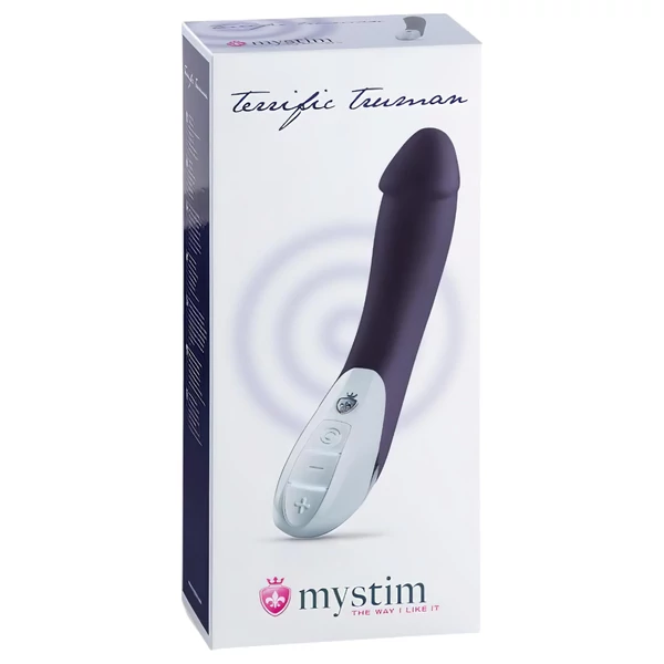 mystim Terrific Truman - 2 motoros vibrátor (kék)