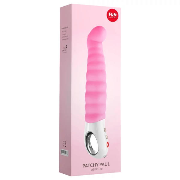 Fun Factory G5 - akkus, vízálló bordázott G-pont vibrátor (pink)