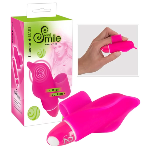 SMILE Little Dolphin - ujj vibrátor (pink)