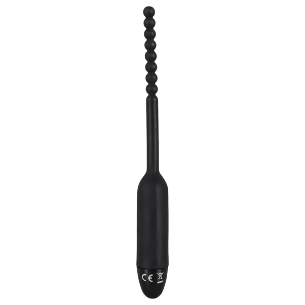 You2Toys Pearl Dilator - gömbös húgycső vibrátor - 0,8 cm (fekete)