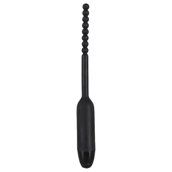 You2Toys Pearl Dilator - gömbös húgycső vibrátor - 0,8 cm (fekete)