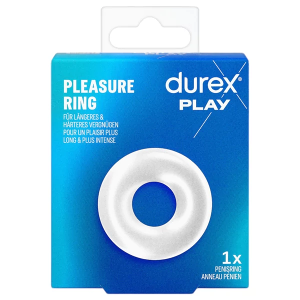 Durex Pleasure Ring - péniszgyűrű (áttetsző)