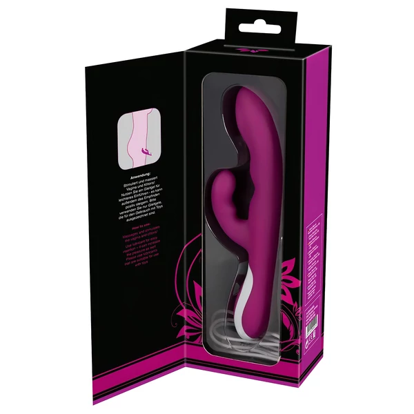 Javida - melegítő csiklóizgató vibrátor (pink)