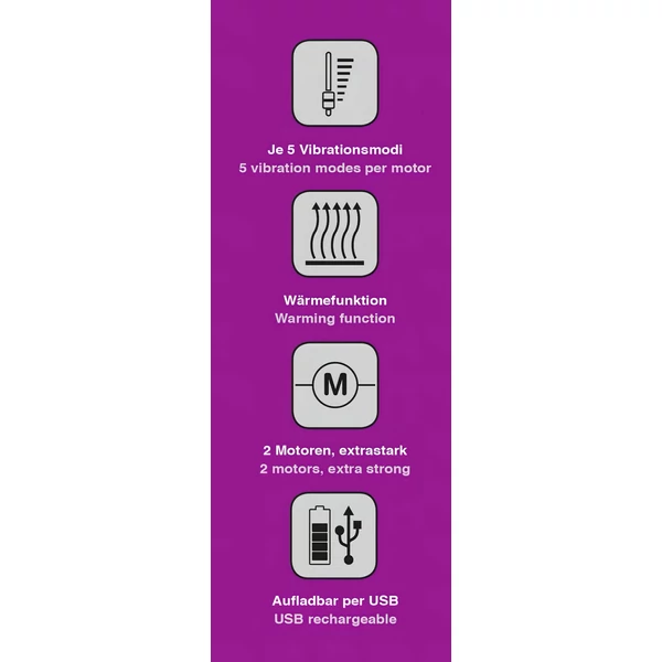 Javida - melegítő csiklóizgató vibrátor (pink)