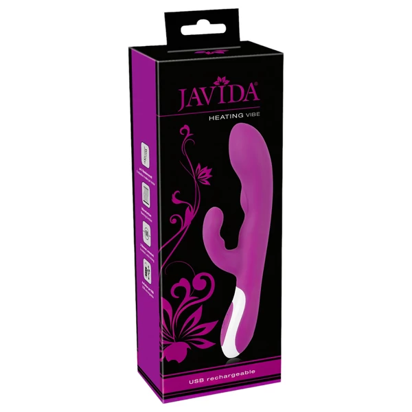 Javida - melegítő csiklóizgató vibrátor (pink)