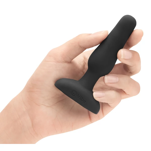 b-Vibe Novice - kezdő anál vibrátor (fekete)