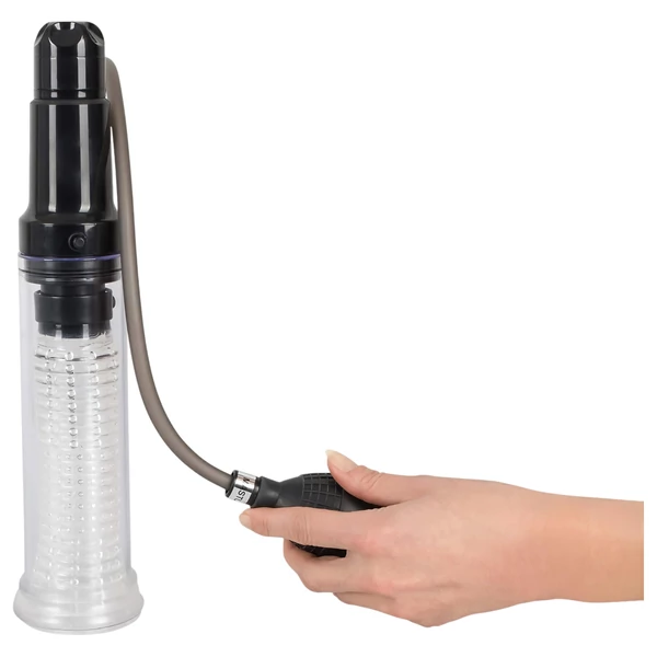 You2Toys - 2in1 - péniszpumpa és maszturbátor egyben (átlátszó)