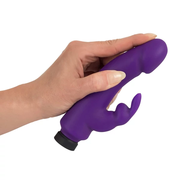 You2Toys - Power Vibe Rabby - akkus csiklókaros vibrátor (sötétlila)