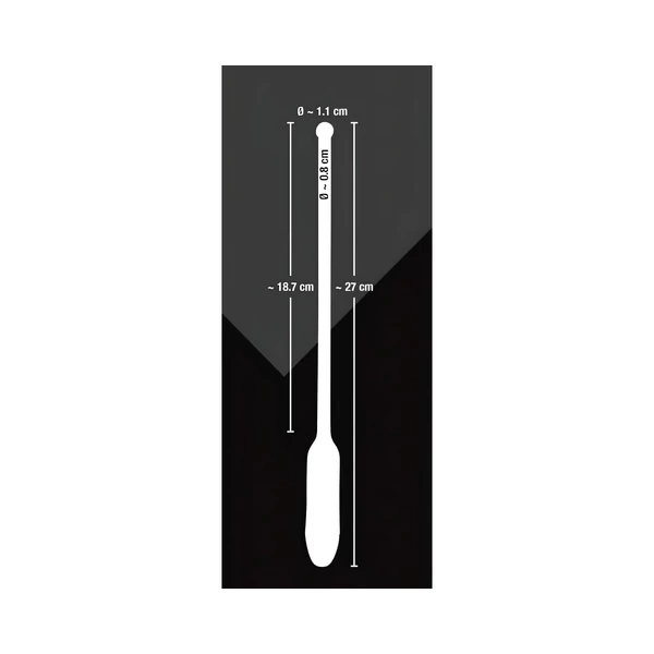 You2Toys DILATOR - szilikon, vibrációs dilátor - fekete (8-11mm)