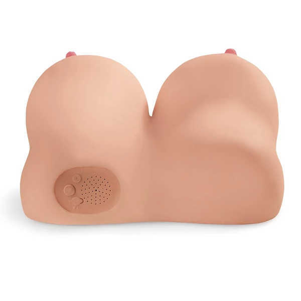 PDX Interactive Titty Fuck-Her - nyögő maszturbátor (testszínű) 