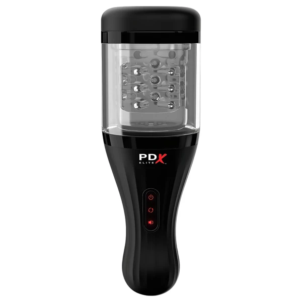PDX Elite Rotobator - művagina (átlátszó-fekete)