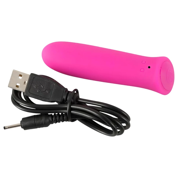 SMILE Power Bullet - akkus, extra erős kis rúdvibrátor (pink)