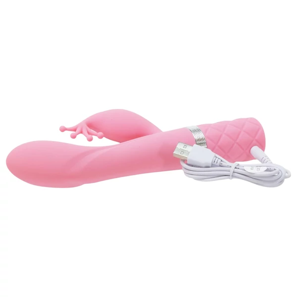 Pillow Talk Kinky - akkus, 2 motoros G-pont vibrátor (pink)