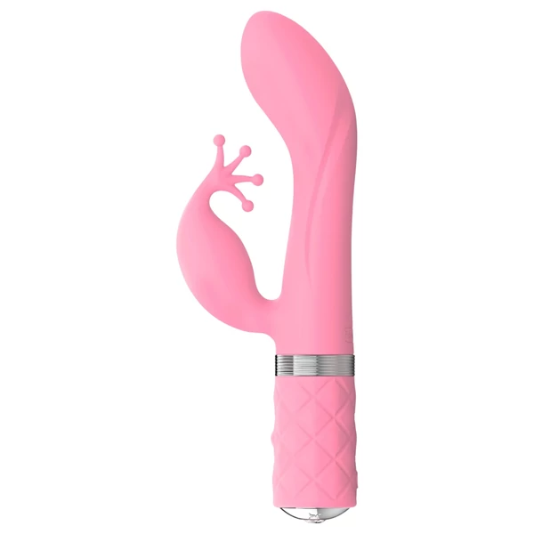 Pillow Talk Kinky - akkus, 2 motoros G-pont vibrátor (pink)