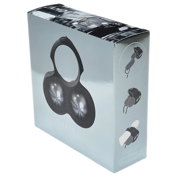 HOT Octopuss JETT - 2 motoros makkvibrátor (fekete)