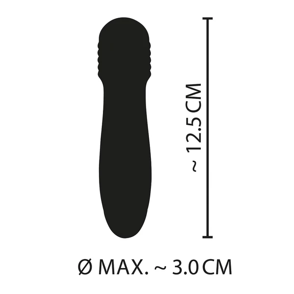 Cuties Mini Wand - akkus, mini masszírozó vibrátor (zöld)