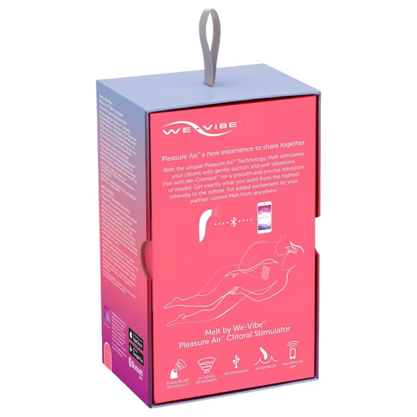 We-Vibe Melt - App-vezérelt léghullámos csiklóizgató (korall)