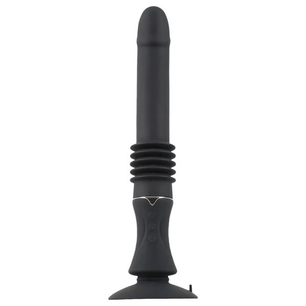 You2Toys Fucking Machine - tapadókorongos lökő vibrátor (fekete)