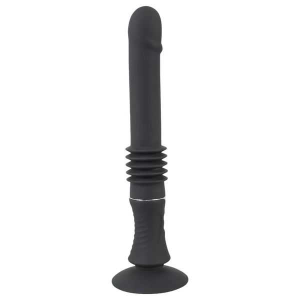 You2Toys Fucking Machine - tapadókorongos lökő vibrátor (fekete)