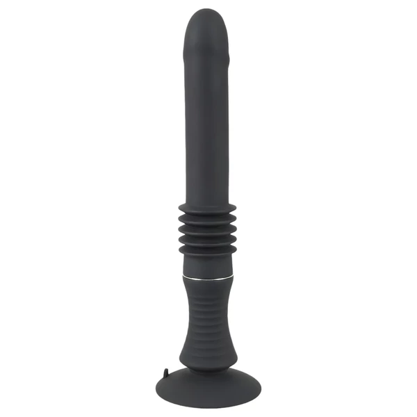You2Toys Fucking Machine - tapadókorongos lökő vibrátor (fekete)