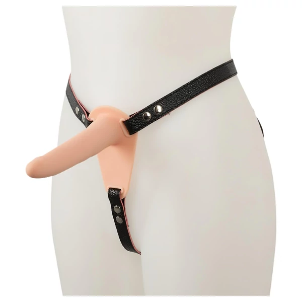 You2Toys - Strap-On - akkus, felcsatolható vibrátor (testszínű)
