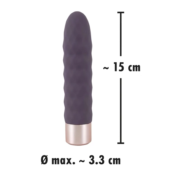 You2Toys Elegant Diamond - akkus rúd vibrátor (lila)