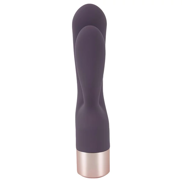 You2Toys Elegant Double - akkus, csiklókaros vibrátor (lila)
