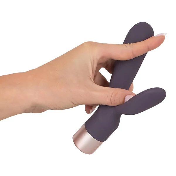 You2Toys Elegant Double - akkus, csiklókaros vibrátor (lila)