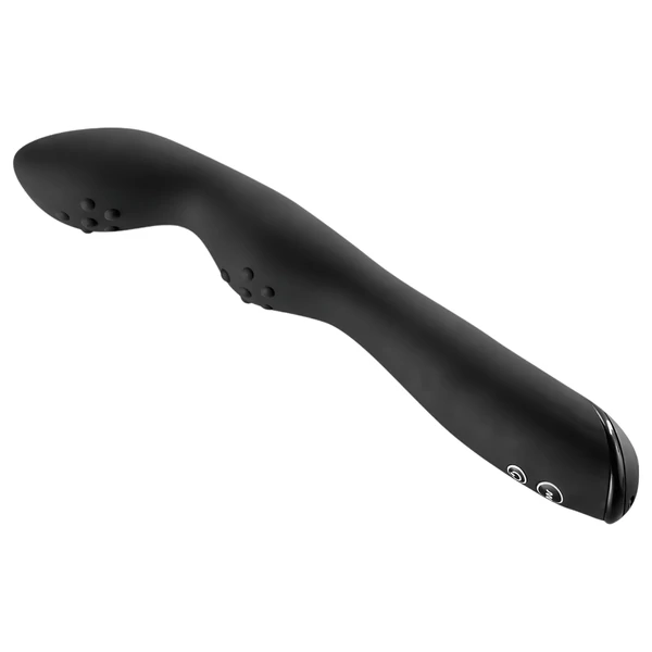 Rebel P-Spot - 2 motoros prosztata vibrátor (fekete)