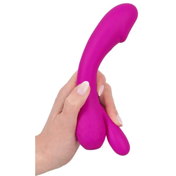 XOUXOU - akkus, makkos, csiklókaros vibrátor (pink)