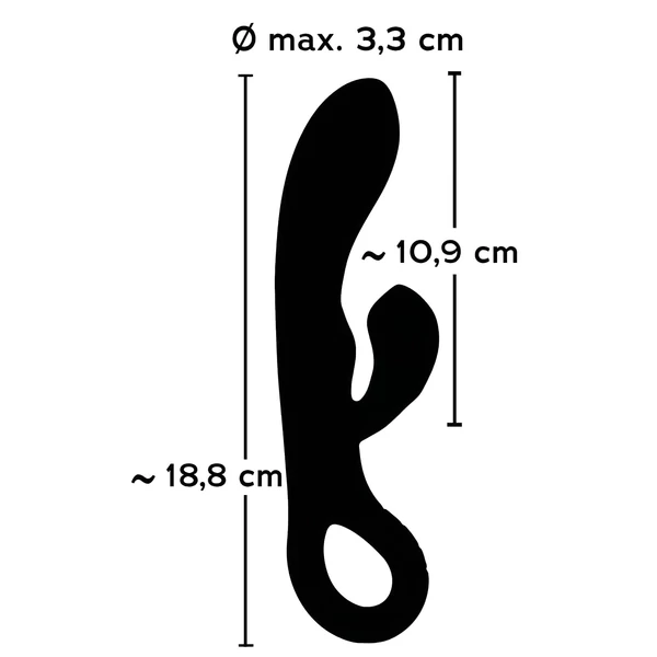 You2Toys - Rabbit Petit - akkus, csiklóizgató vibrátor (lila)