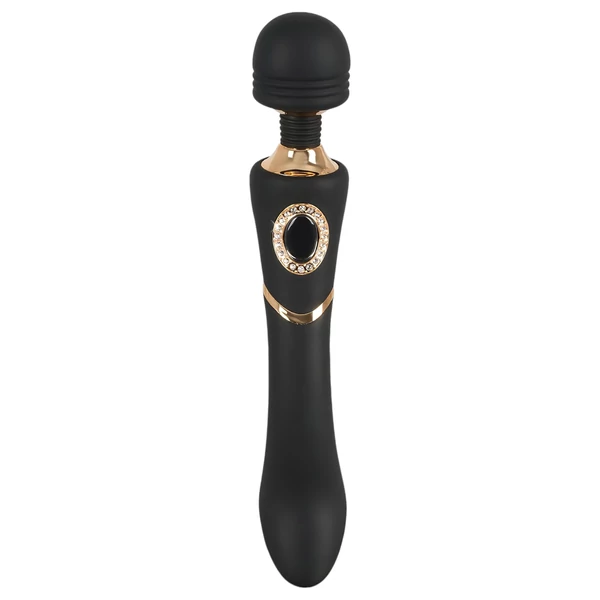 Cleopatra Wand - akkus, masszírozó vibrátor (fekete)