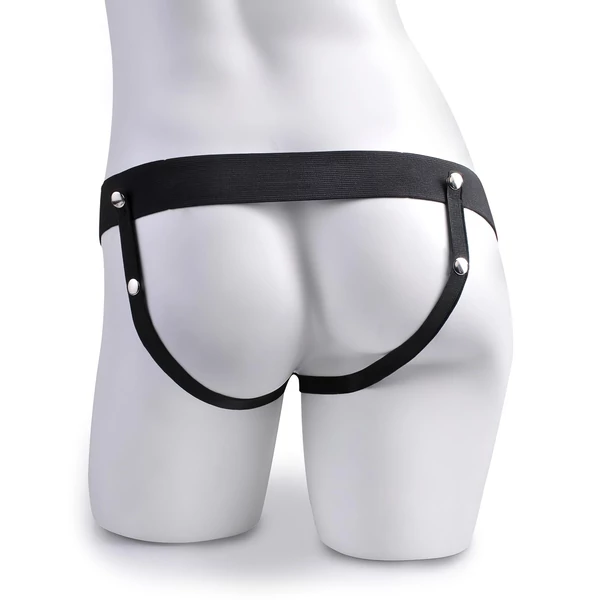 Pipedream - Fetish Strap-On 6 - felcsatolható, üreges vibrátor (testszínű)