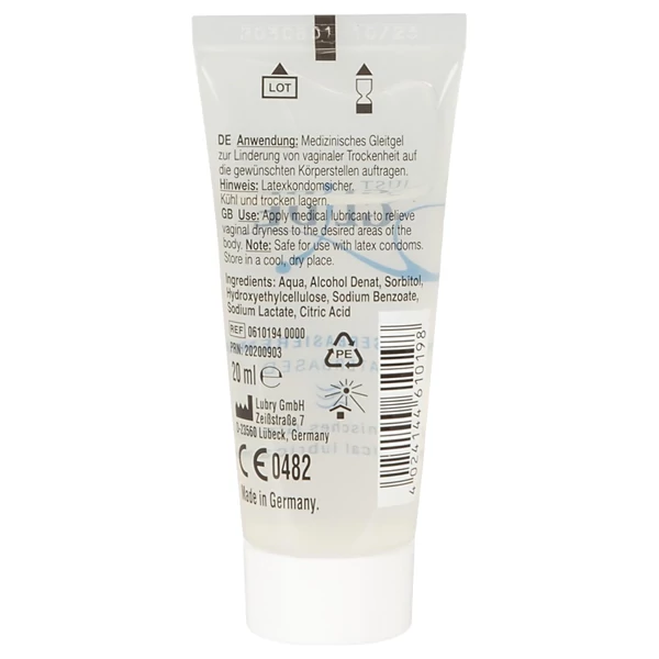 Just Glide vízbázisú síkosító (20 ml)