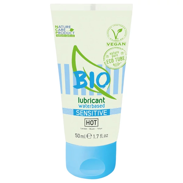 HOT Bio Sensitive - vegán vízbázisú síkosító (50 ml)