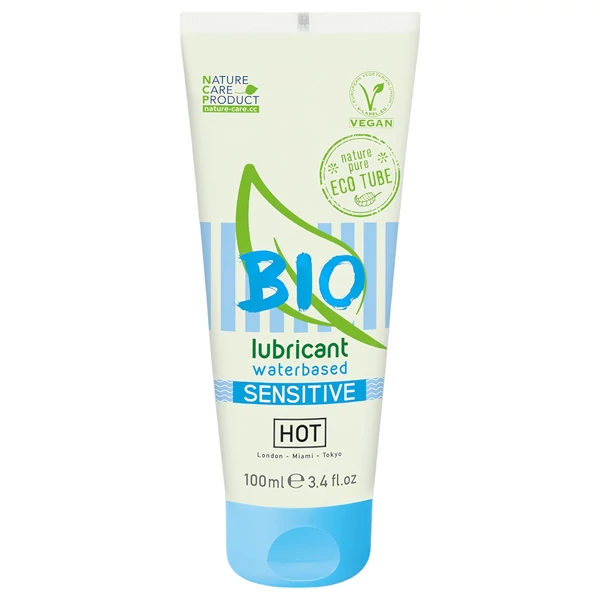 HOT Bio Sensitive - vegán vízbázisú síkosító (100 ml)