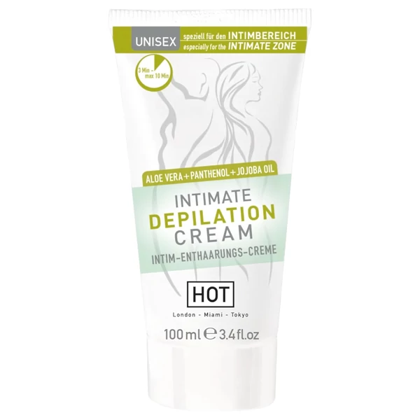 HOT Intimate - intim szőrtelenítő krém spatulával (100 ml)