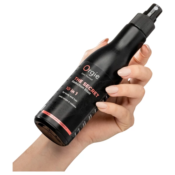 Orgie Secret Elixir - feromon test-és hajápoló elixír (200 ml)