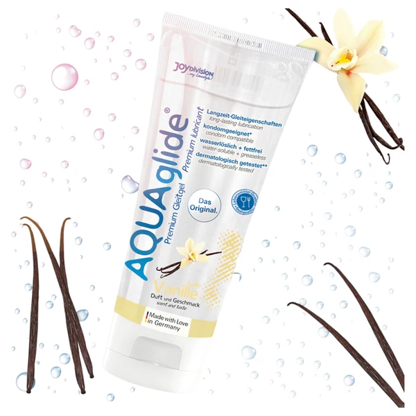 AQUAglide vízbázisú síkosító - vanília (100 ml)